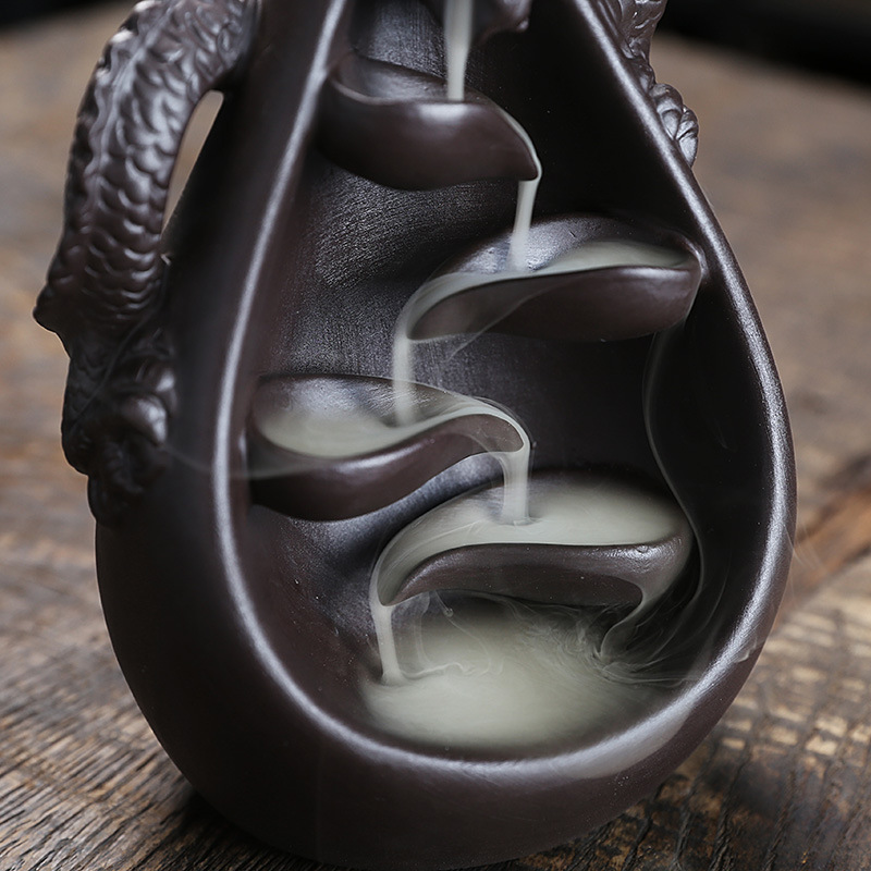 Dragon Backflow Incense Burner — Sacred Smoke Altar Piece