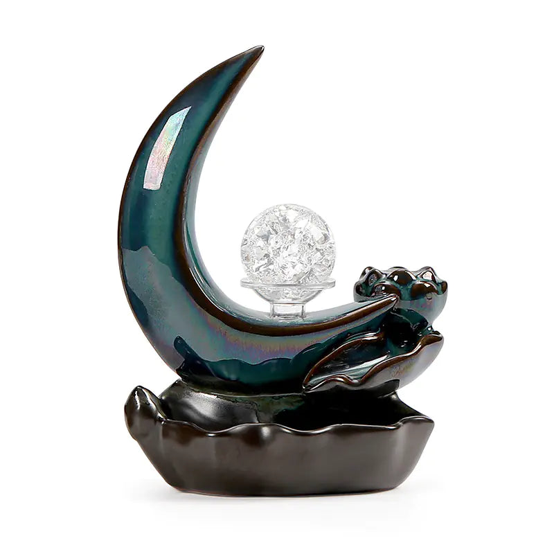 Incense Burner with Moon Design for Home Decor