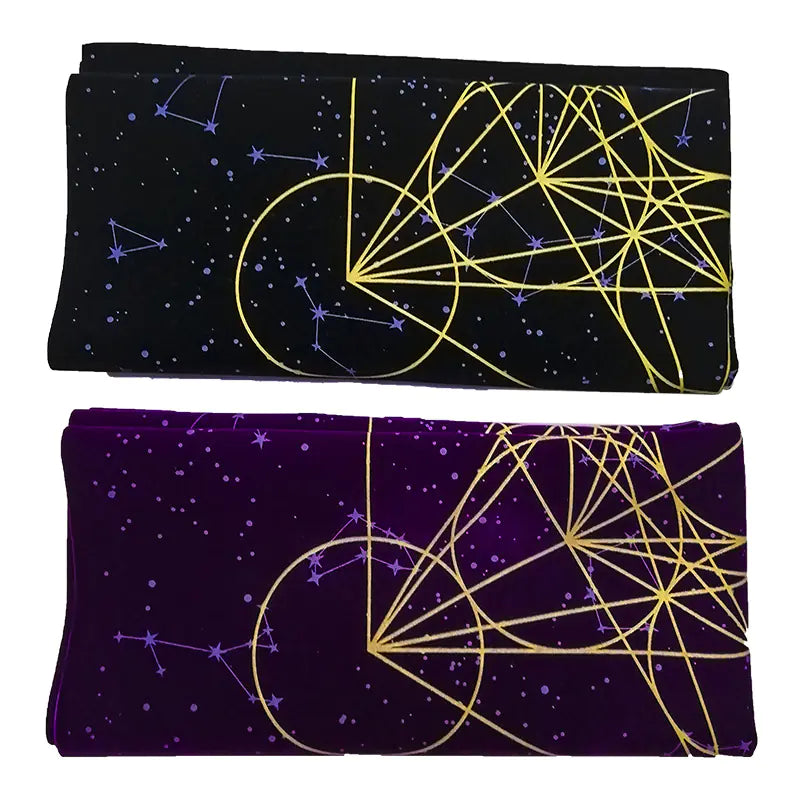 Metatrone's Cub Crystal Grid Altar Cloth (In Stock)