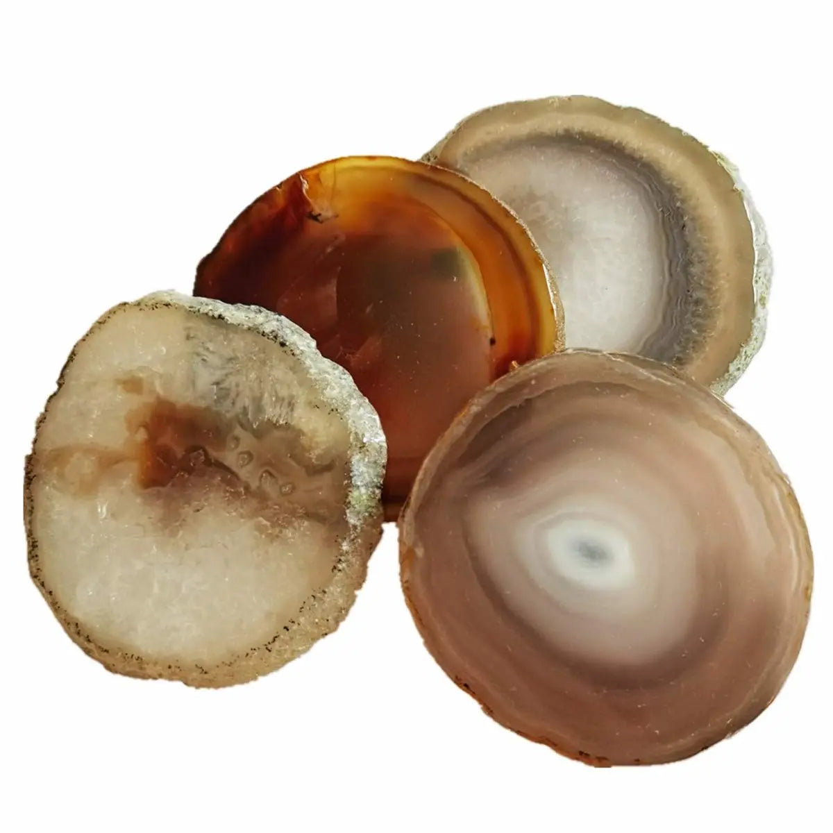 Natural Agate Geode Coasters