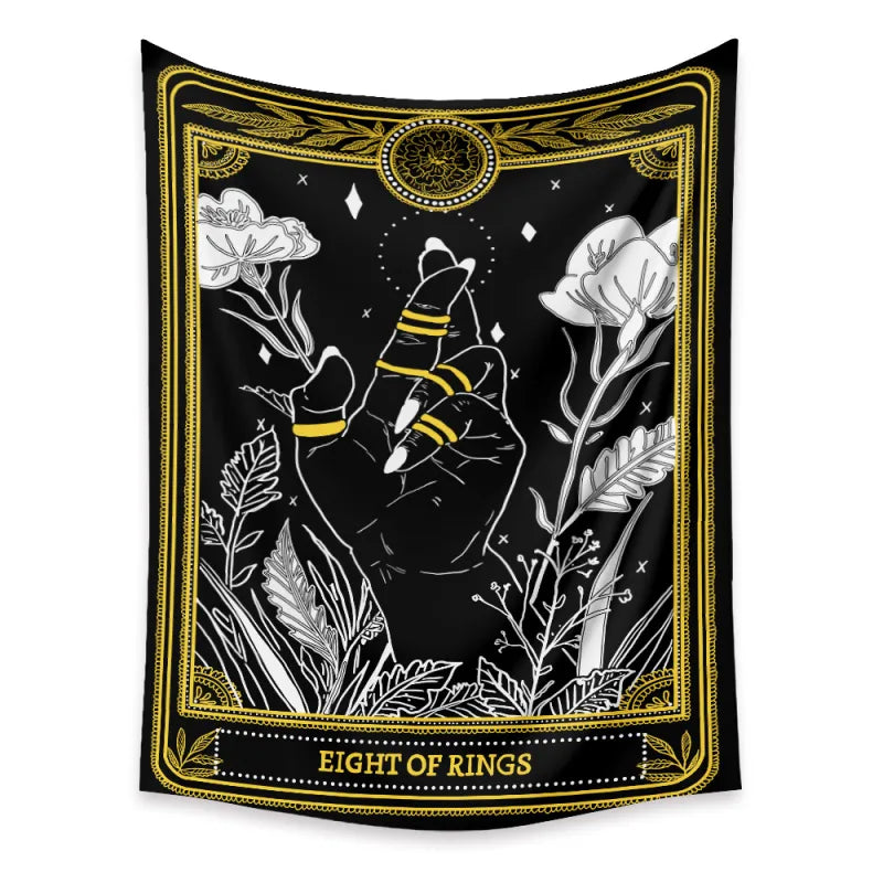 Le Tapestry — Eight of Rings Mystic Altar Cloth