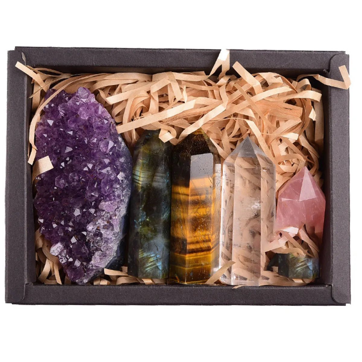 Crystal Heart Collection — Healing Stone Gift Set