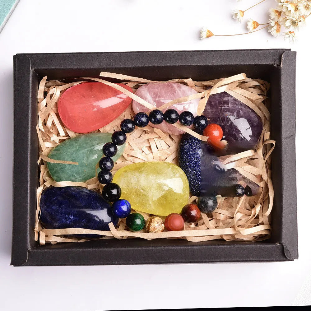 Crystal Heart Collection — Healing Stone Gift Set