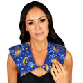 Aromatherapy Shoulder Wrap — Herbal Heating Pad in Celestial Indigo