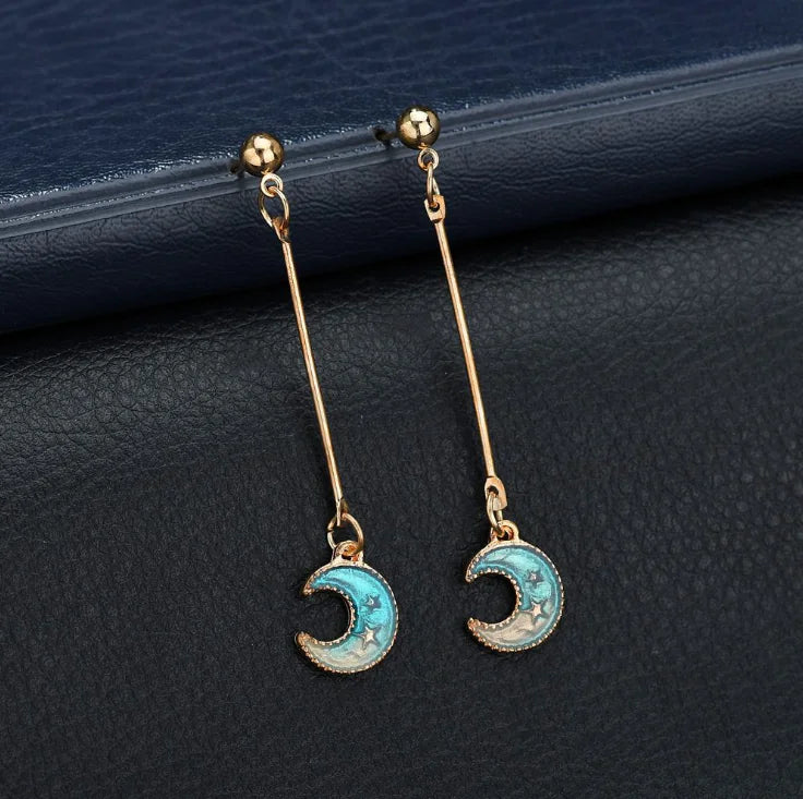 Starry Sky Planet Earrings