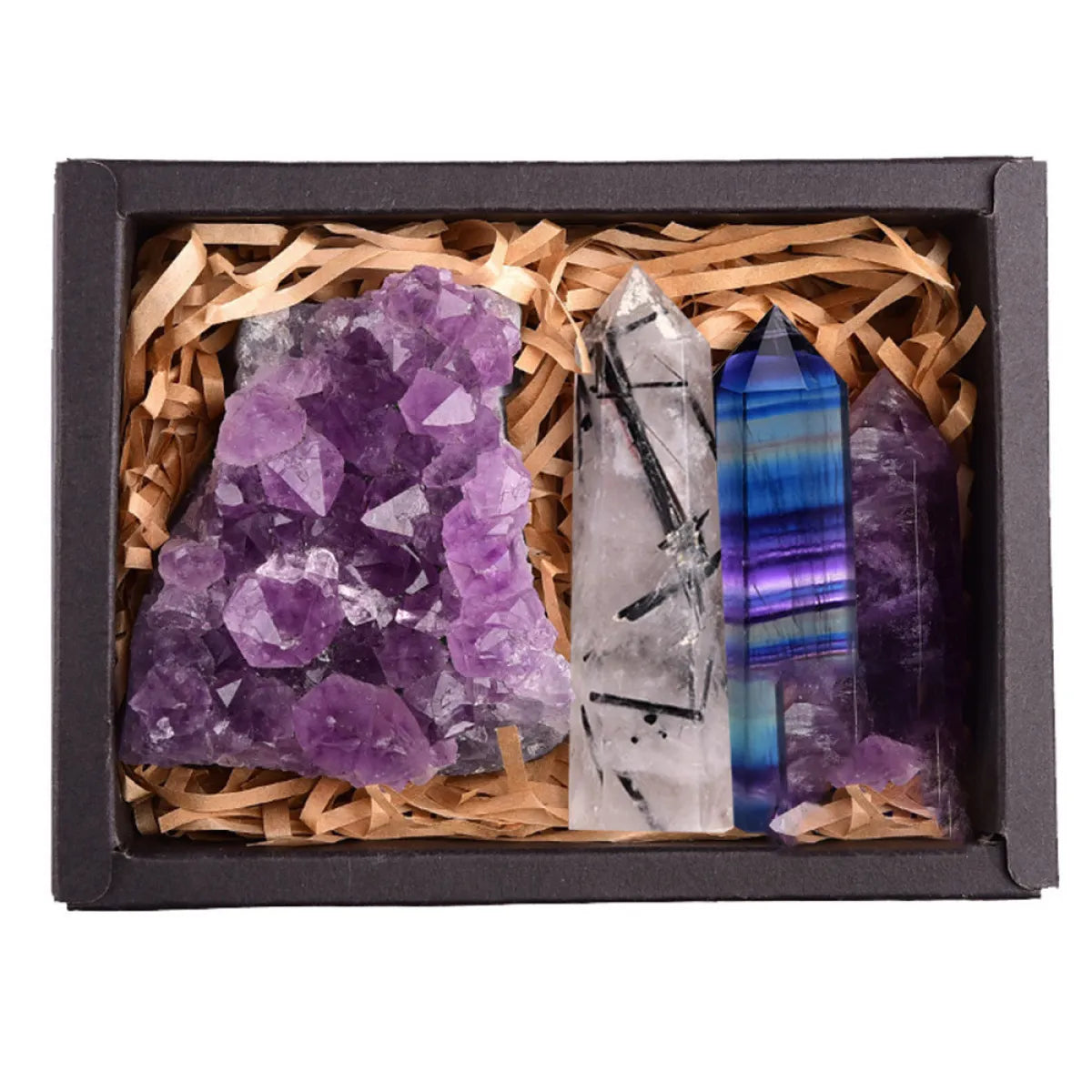 Crystal Heart Collection — Healing Stone Gift Set