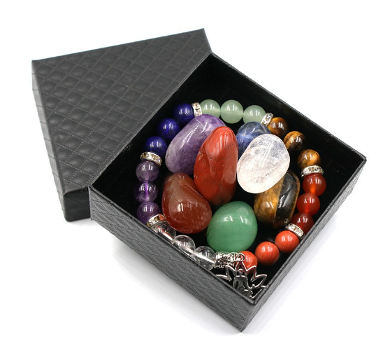 Crystal Heart Collection — Healing Stone Gift Set