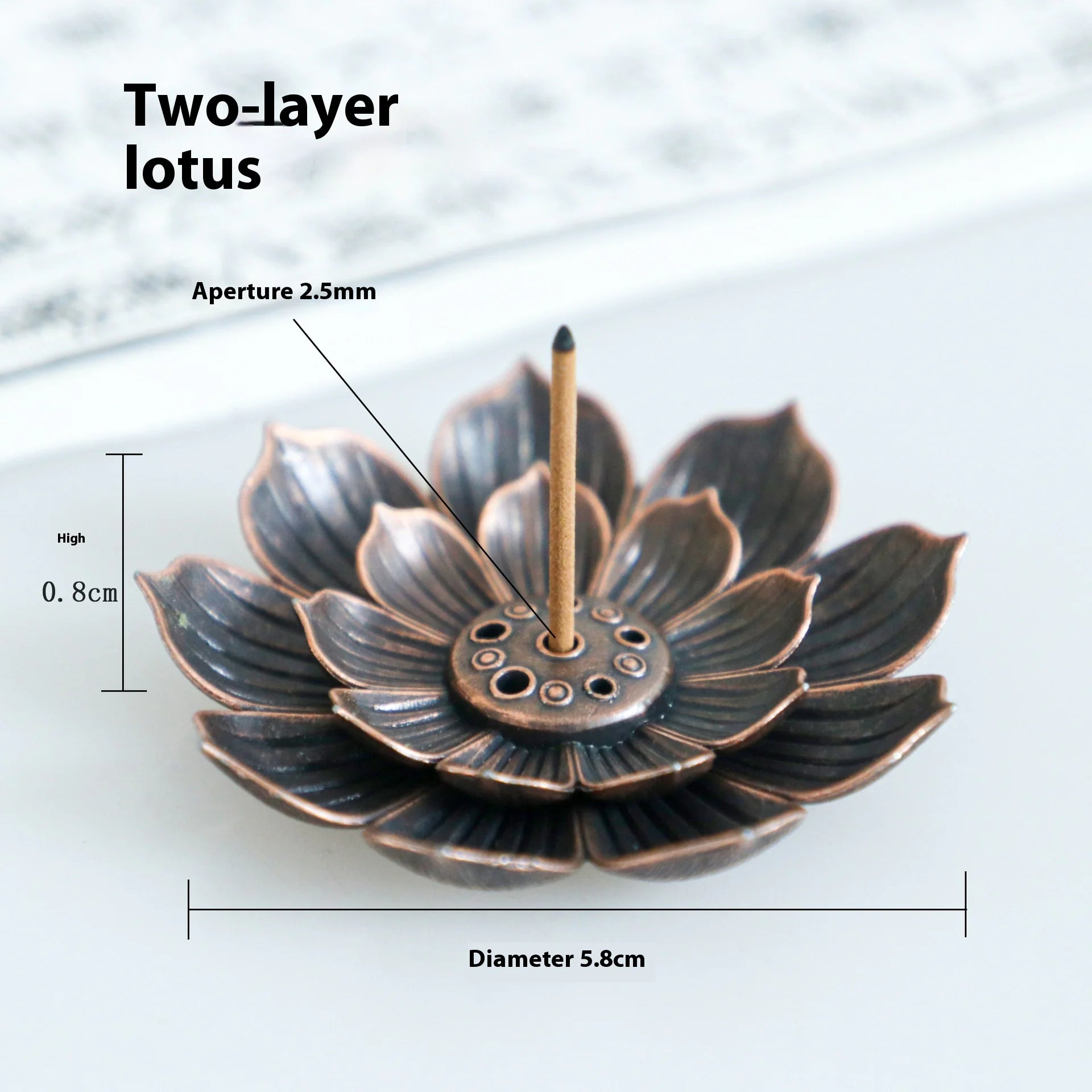 Lotus Bloom Incense Holder