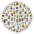 Mini Tarot Card Stickers — 176-Piece Waterproof Vinyl Decal Set with Meanings
