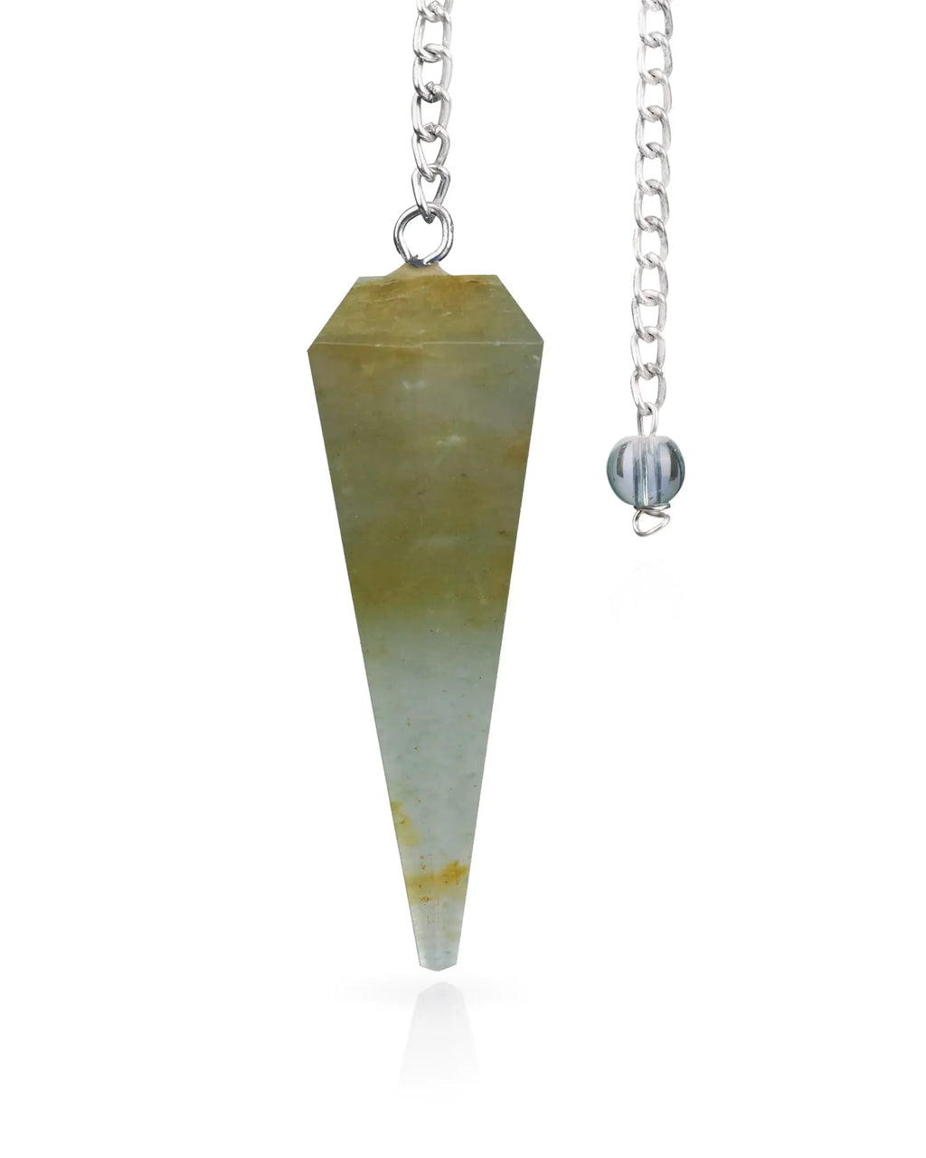 Green Jade Crystal Pendulum — Chakra Healing Stone, Positive Energy & Meditation Tool