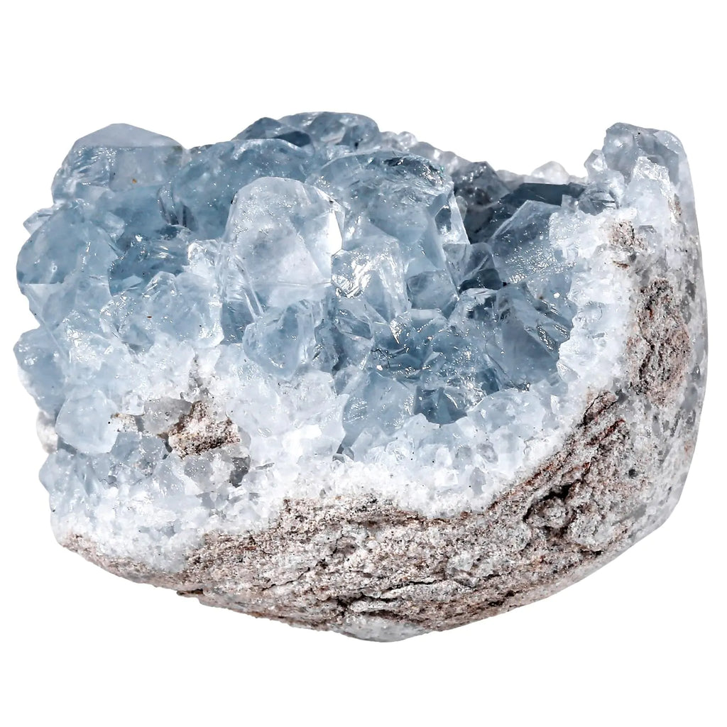 Raw Blue Celestite Cluster