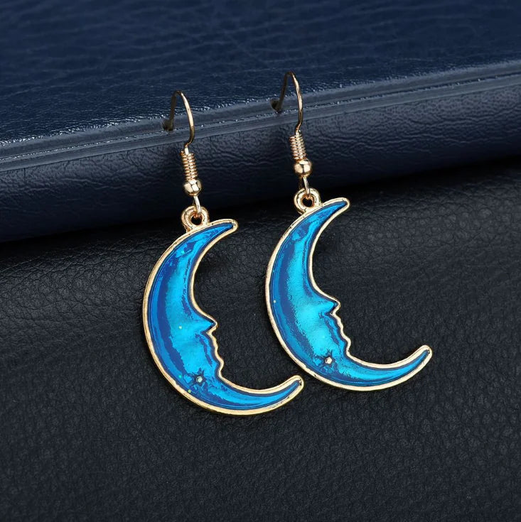 Starry Sky Planet Earrings