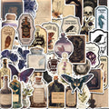 Vintage Potion Label Stickers — 100-Piece Dark Academia Apothecary Decals