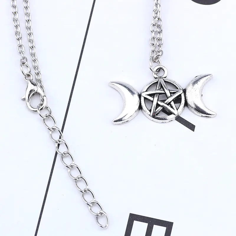 Viking Moon Talisman Necklace