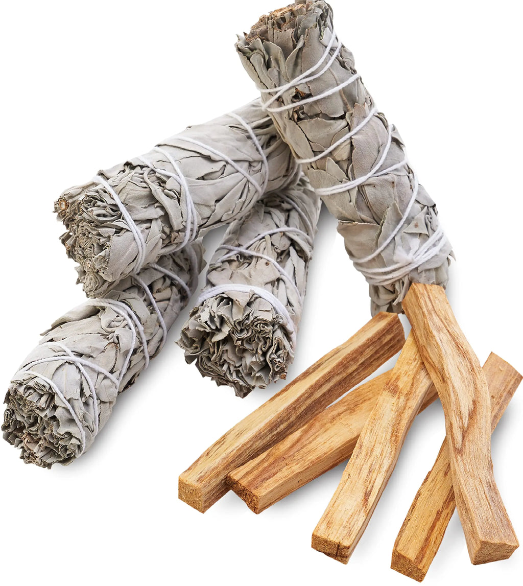 White Sage & Palo Santo Smudge Kit