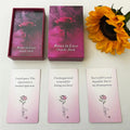 Roses in Love Oracle Cards | 54 Card Romance Deck for Beginners | Love Life Guidance | Self-Discovery Tarot Gift