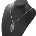 Chakra Pendulum Necklace | Stainless Steel Energy Pendant | Spiritual Dowsing Jewelry for Healing