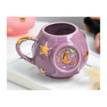 Celestial Tarot Pottery Mug — Handmade 400ml Star & Moon Ceramic Cup