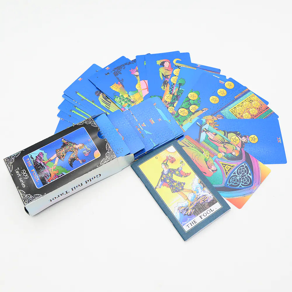 Waterproof PVC Tarot Card Set — Full Color Print Deck