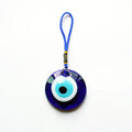 Turkish Evil Eye Glass Pendant | Nazar Amulet Protection | Blue Eye Hanging Charm | Spiritual Home Decor | Good Luck Talisman | Gift