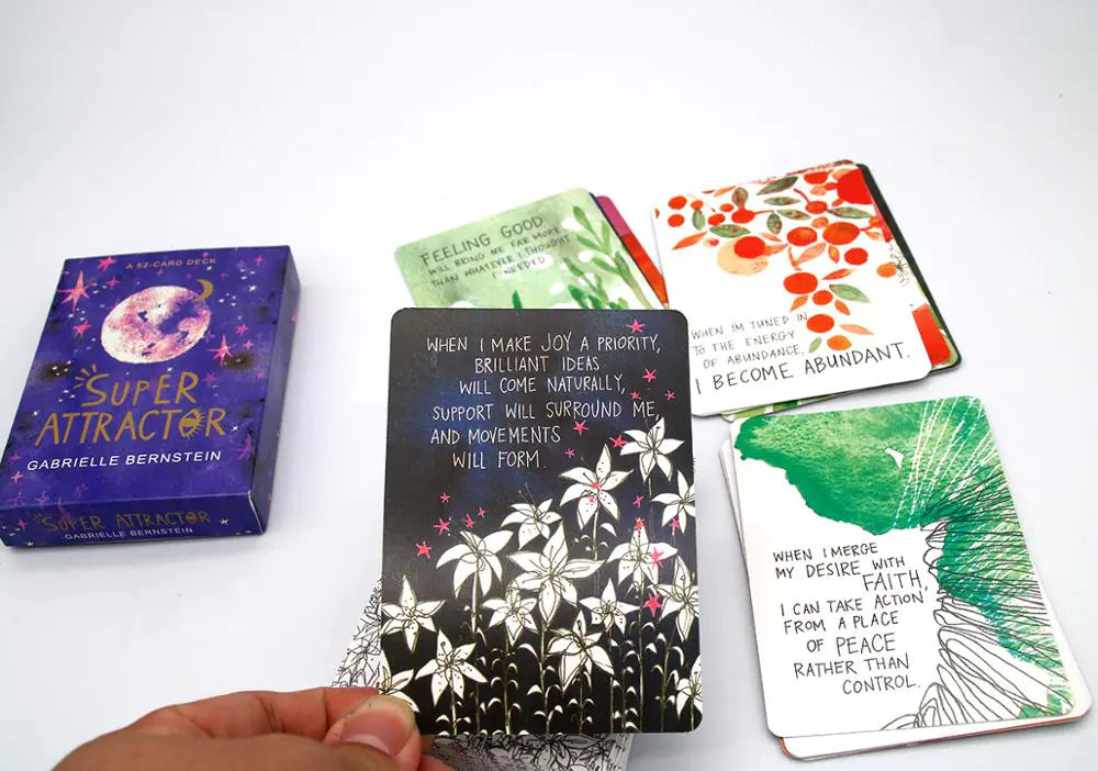Mystical Purple Tarot Deck — 78-Card Celestial Set with Velvet Bag