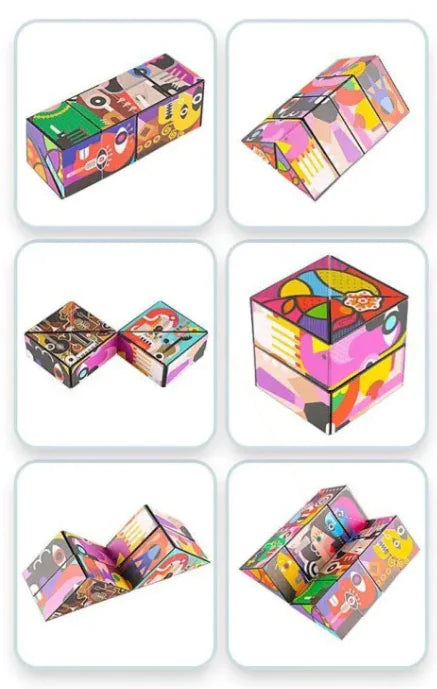 Infinite Geometry Cube — 3D Fidget & Meditation Tool