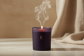 New Moon Ritual Candle — Violet Smoke