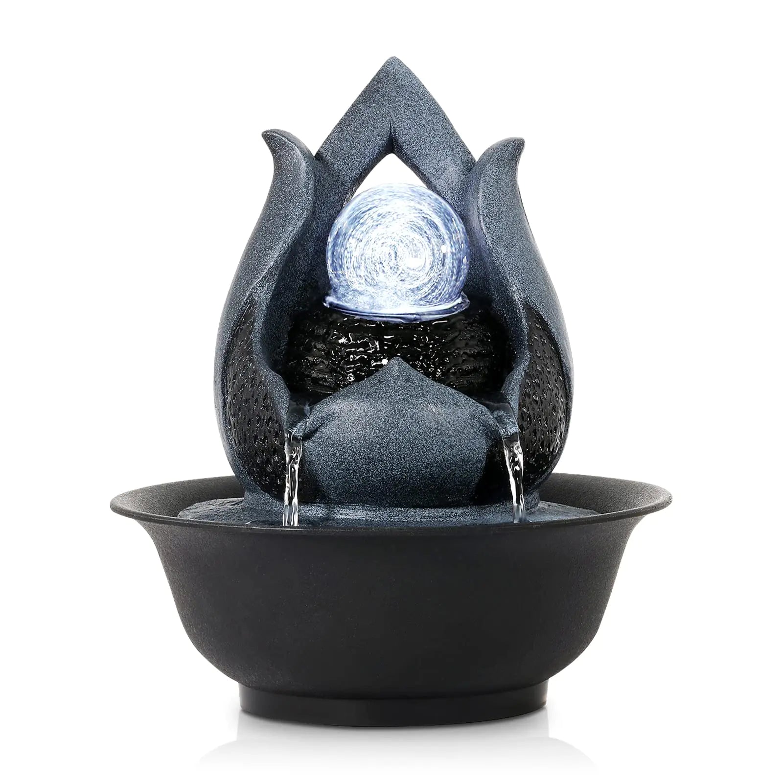 Le Cascade — Zen Orb Tabletop Fountain