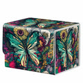 Tarot & Oracle Card Storage Box — Magnetic Floral Deck Case (200 Cards)