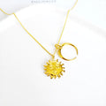 S925 Silver Sun Moon Pendant Necklace for Women