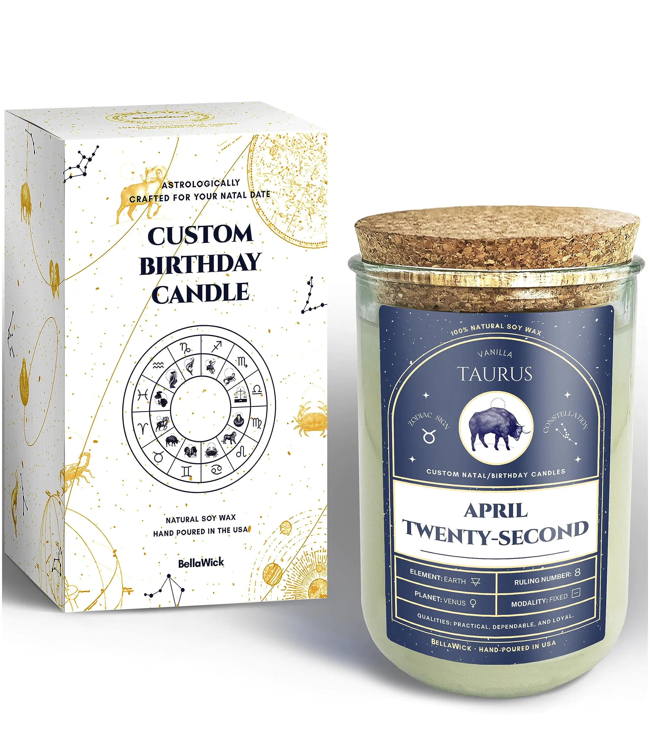Birthdate Astrology Candle