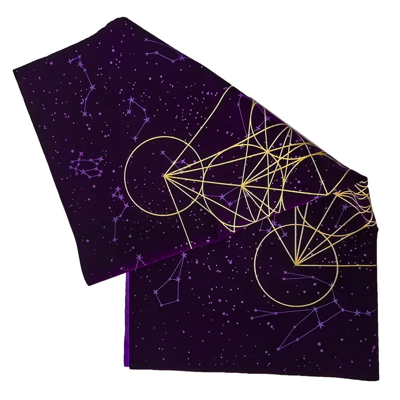 Metatrone's Cub Crystal Grid Altar Cloth (In Stock)