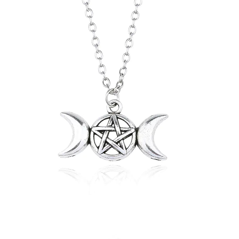 Viking Moon Talisman Necklace