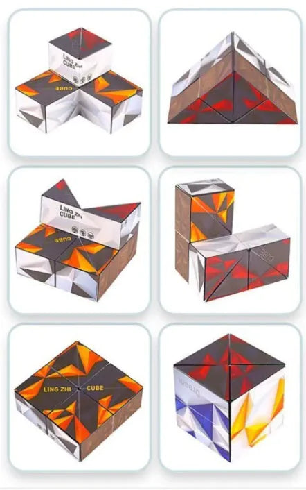 Infinite Geometry Cube — 3D Fidget & Meditation Tool