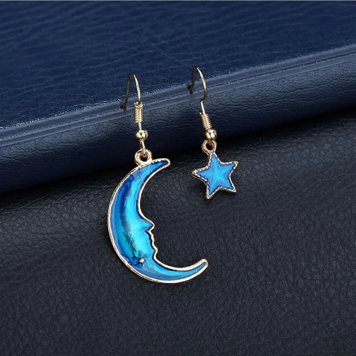 Starry Sky Planet Earrings