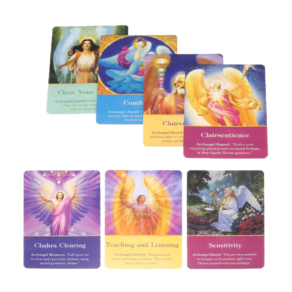 Archangel Oracle Cards Deck | Divine Guidance Tarot | Spiritual Intuition Cards | Angel Messages for Daily Readings