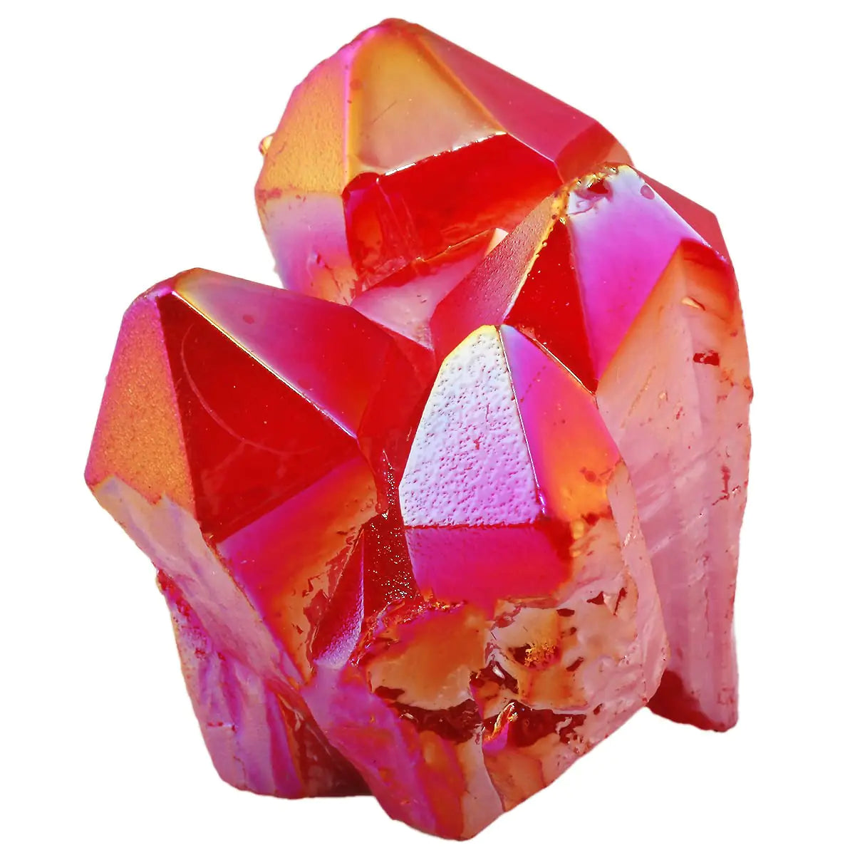 Titanium Red Quartz Cluster