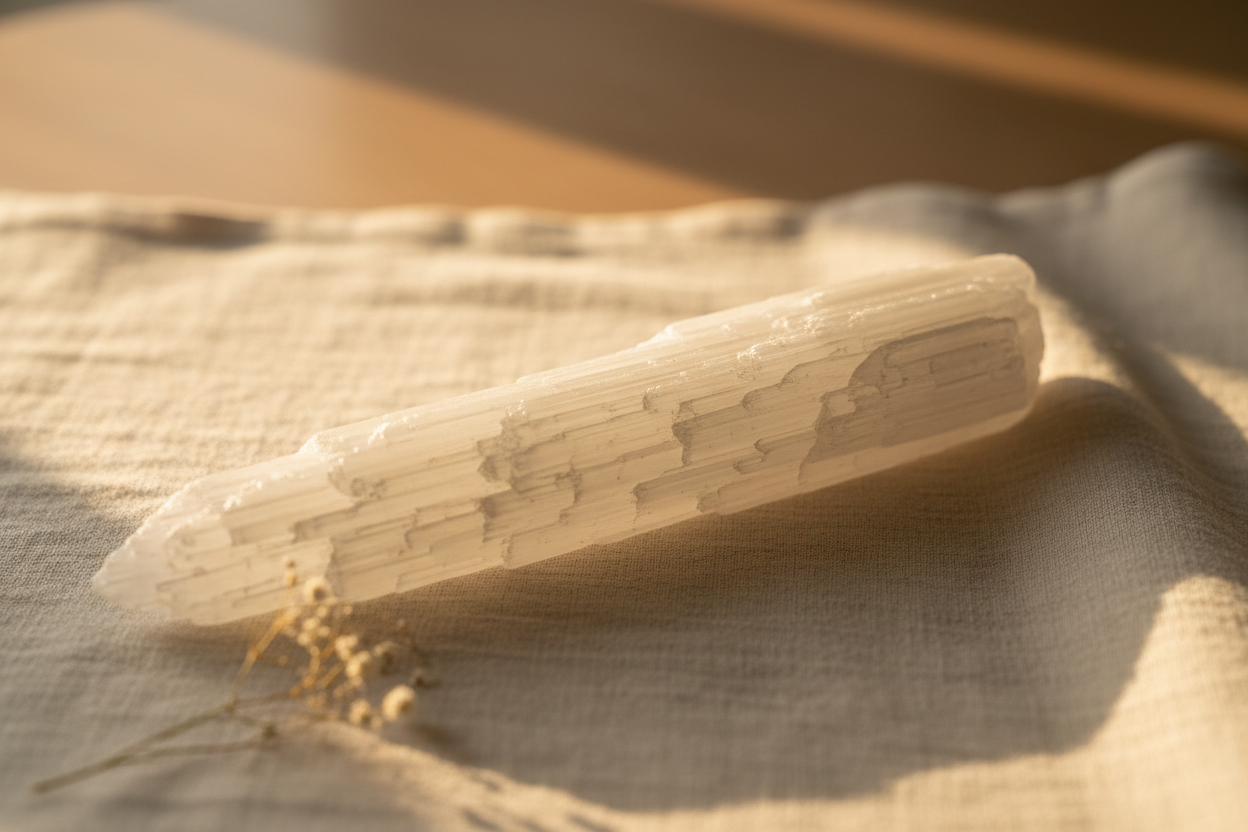 Selenite Cleansing Wand