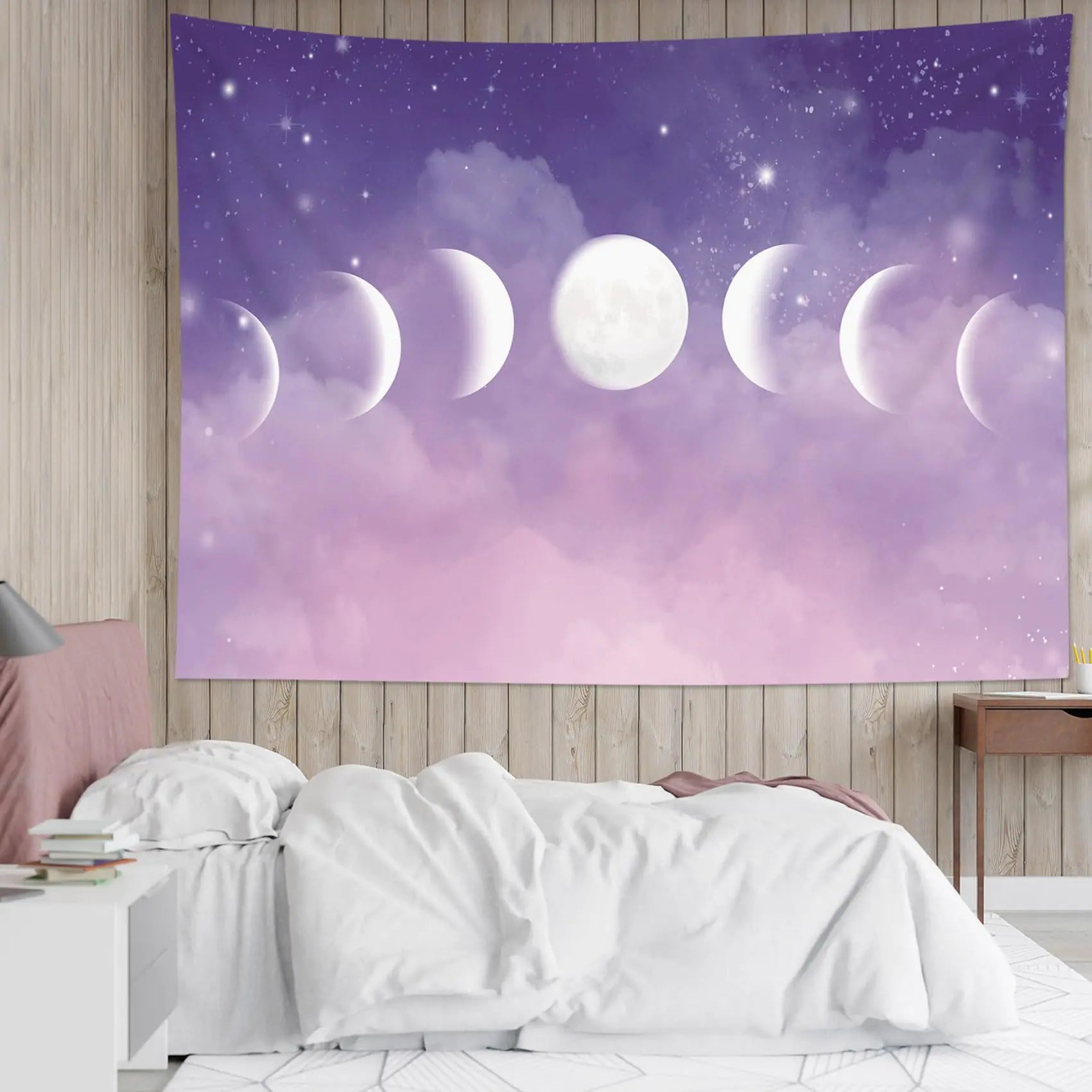 Lunar Phases Tapestry