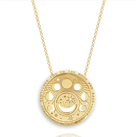 Tarot Stainless Steel Pendant Necklace